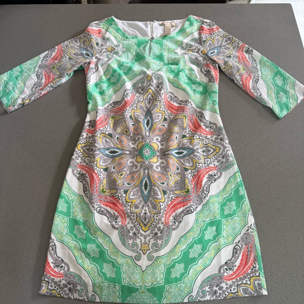 Banana Republic Paisley Sheath Dress